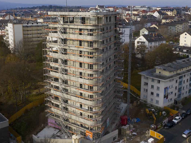 Der WestendTurm ist Teil des Projekts "Städtebaulicher Dreiklang", mit dem sich die GWH Bauprojekte gemeinsam mit der Stadt Kassel bewirbt.